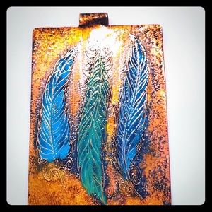 Feather pendant